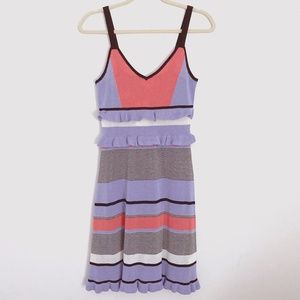 NWT Allison NY Striped Knit Midi Dress